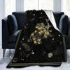 Zwölf Sternbilder Kuscheldecke Flanell Fleece Decke für Couch Bett Sofa Reisen Camping für Kinder Erwachsene Geschenk King Size