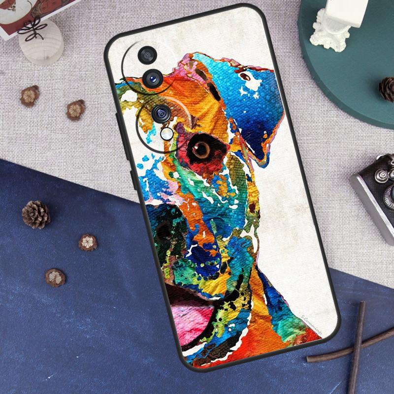 Cute Pit Bull Dog Pitbull Case For Honor Magic 7 6 5 8 Pro Cover For Honor 400 200 50 70 90 Lite X8a X8b X9a X9b X9c