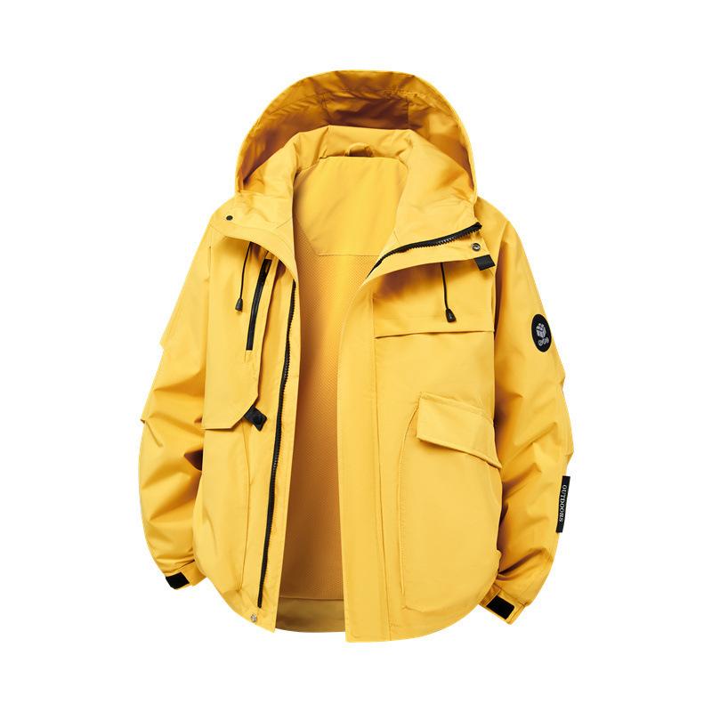 Jacket Men's Coat Hooded Spring New Men's Large Size Mountaineering Jacket