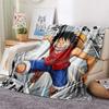 One Piece Roronoa Zoro Flannel Blanket, High Quality Comfortable for All Seasons, Home Decor, Warmth and Comfort