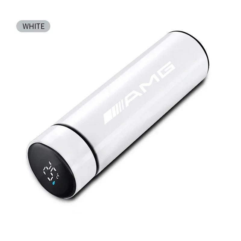 

GLC Car Logo Thermos Leakproof Cup Portable Bottle Auto Accessorie For Mercedes Benz AMG W203 W206 W220 W205 W211 W212 W201 W2