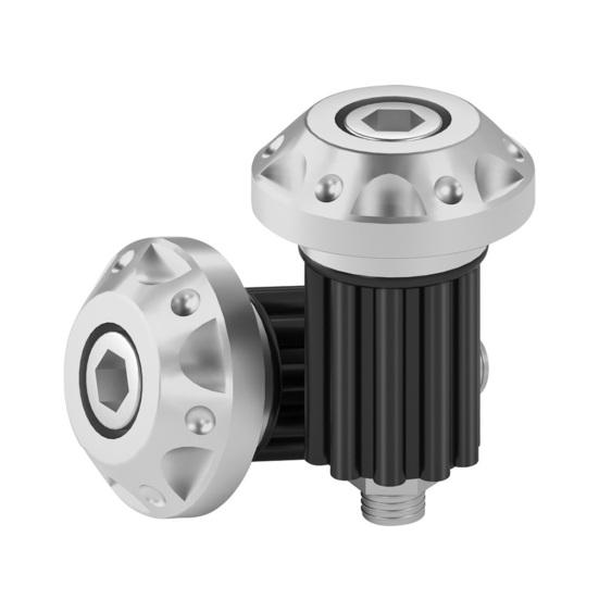 1 par motorsykkel styre ende CNC aluminiumslegering Universal motorsykkel scooter grep håndtak endeplugg trim deksel modifikasjonstilbehør