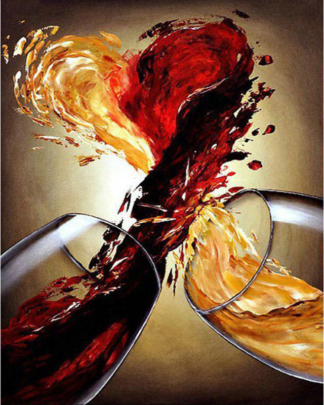 Diamond Painting Snow Fell Horses and Dogs Cross Stitch Full Square Round Drill Diamond Embroidery Animal Diamond Mosaic Handicraft Home Decor