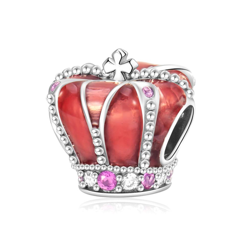 Red Series 925  Silver Camera Apple Heart-Shaped Koi Firecracker God Wealth Charm Fit DIY Bracelet Necklace Party Gifts