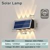 Mini Solar Led Wall Light Outdoor Waterproof Warm Garden Decoration Led Wall Lamp Fence Lights 1/2Pcs