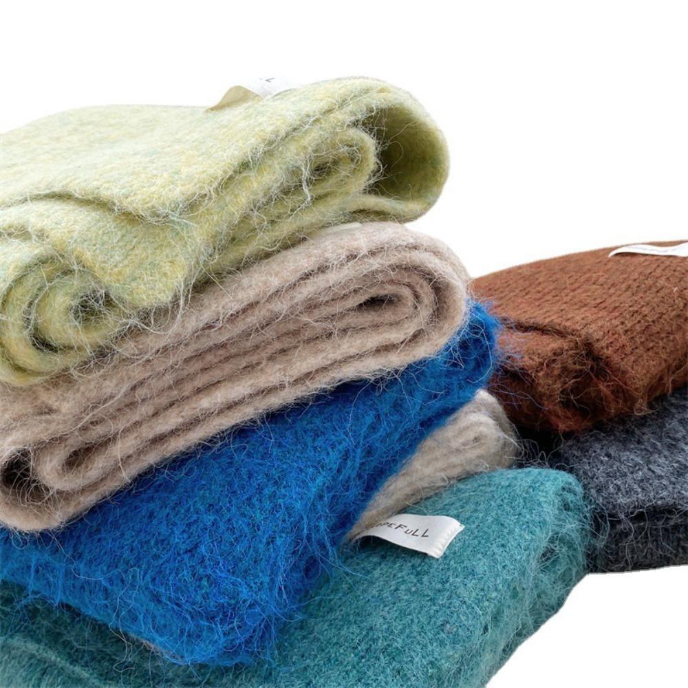Elegant Winter Scarves Mohair Cape Wraps New Long Shawl  Winter
