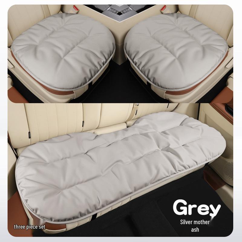 Napa Leather Car Seat Cushion - All-Season Cover for Mercedes-Benz, BMW, Tesla, Volkswagen