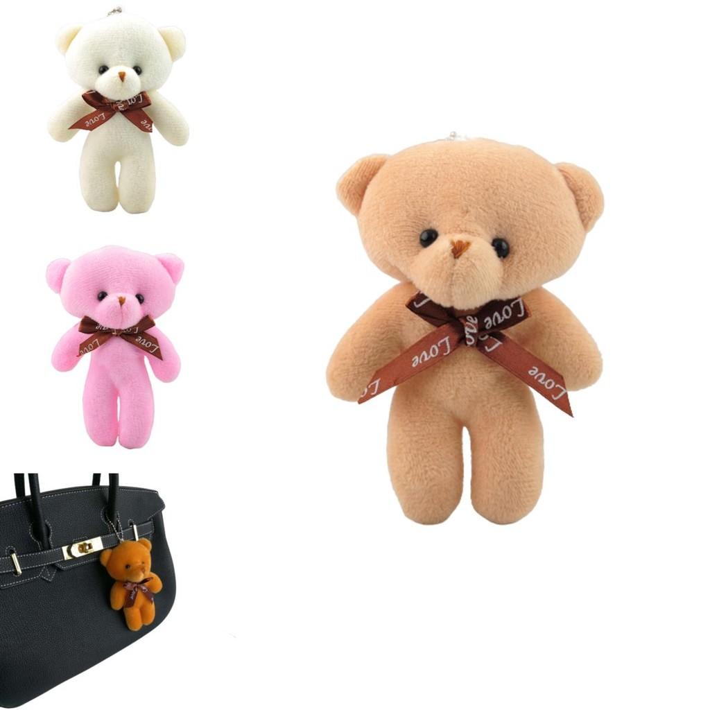 Weiches und langlebiges Teddybär-Plüschtier-Schlüsselanhänger für Tasche oder Auto