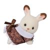 Sylvanian Families Chocolate Rabbit Family Anniversary Set Dollhouse Toy for Ages 3 and Up