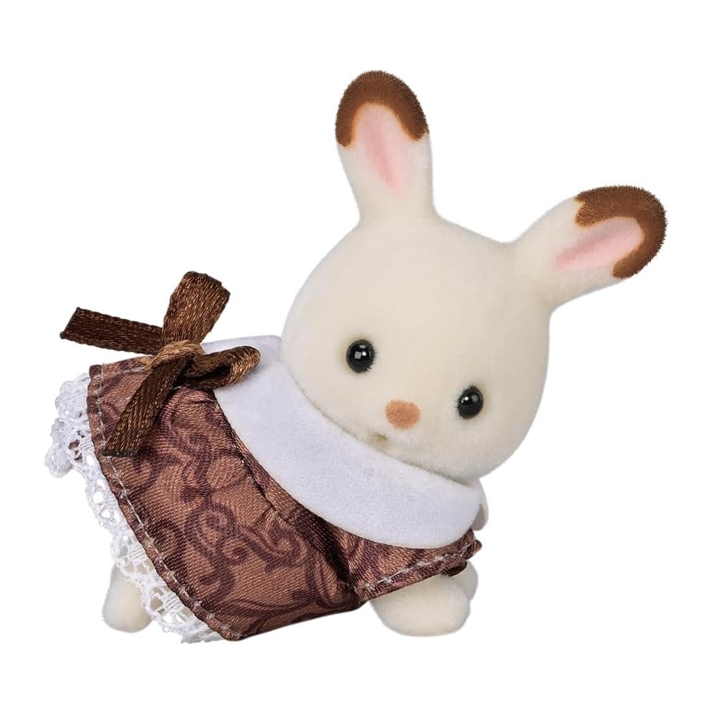 Sylvanian Families Chocolate Rabbit Family Anniversary Set Dollhouse Toy for Ages 3 and Up