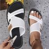 Women's Flats Slippers Summer New Letter Designer Open Toe Outdoor Leisure Beach Comfortable Slip-On Women's Luxury Sandals