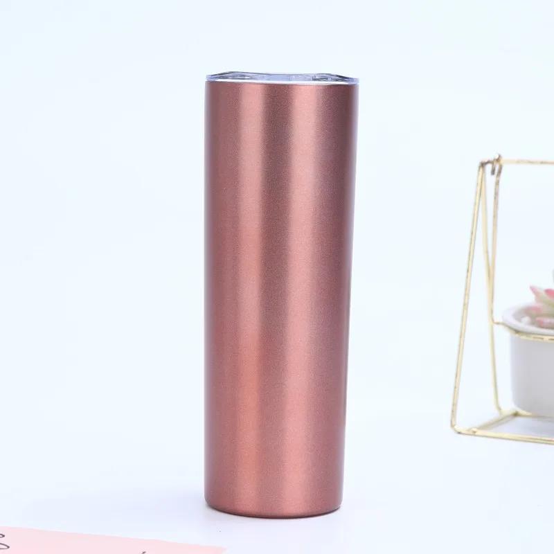 20oz Hot Selling 304 Stainless Steel Insulated Kettle Vacuum Thermos Bottle Straight Body Water Cup Creative Gift
