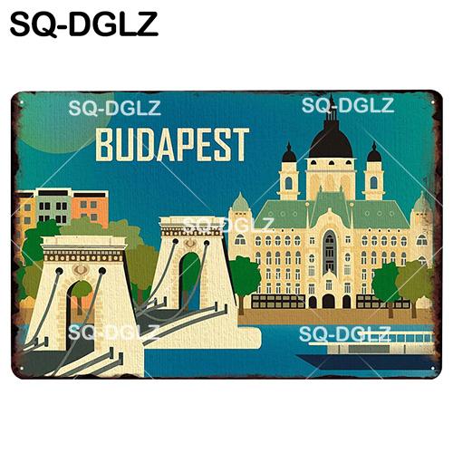 

[SQ-DGLZ] Vietnam City Plaques Metal Signs Vintage Home Decor Tin Signs Pub Plates Metal Crafts Painting Art Poster 20x30cm（7.8x11.8inch）