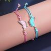 1Pair Butterfly Matching Adjustable Bracelets For Women Men Handmade Woven Friendship Bracelets Jewelry Accessories Gifts