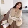 Autumn and Winter Fur Vest Women's Short Imitation Fox Fur Vest Jacket Temperament Small Vest