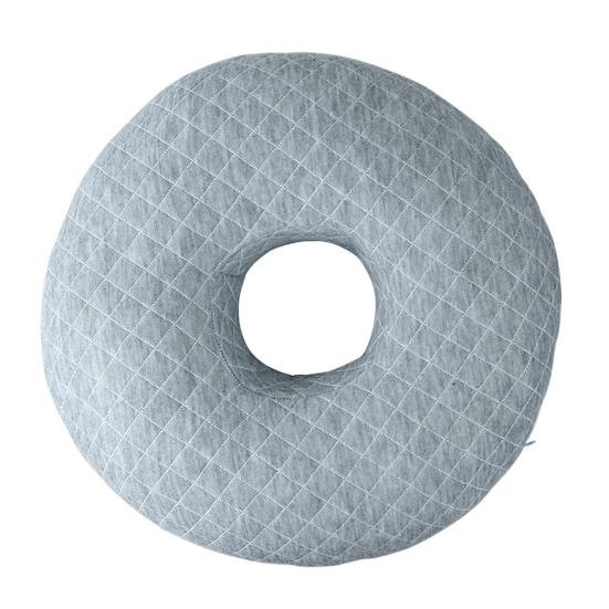 

Подушка для пирсинга уха для спящих на боку Мягкая подушка-пончик с отверстием для облегчения боли в ухе, пролежней O-образная подушка для сна на боку для взрослых A серый