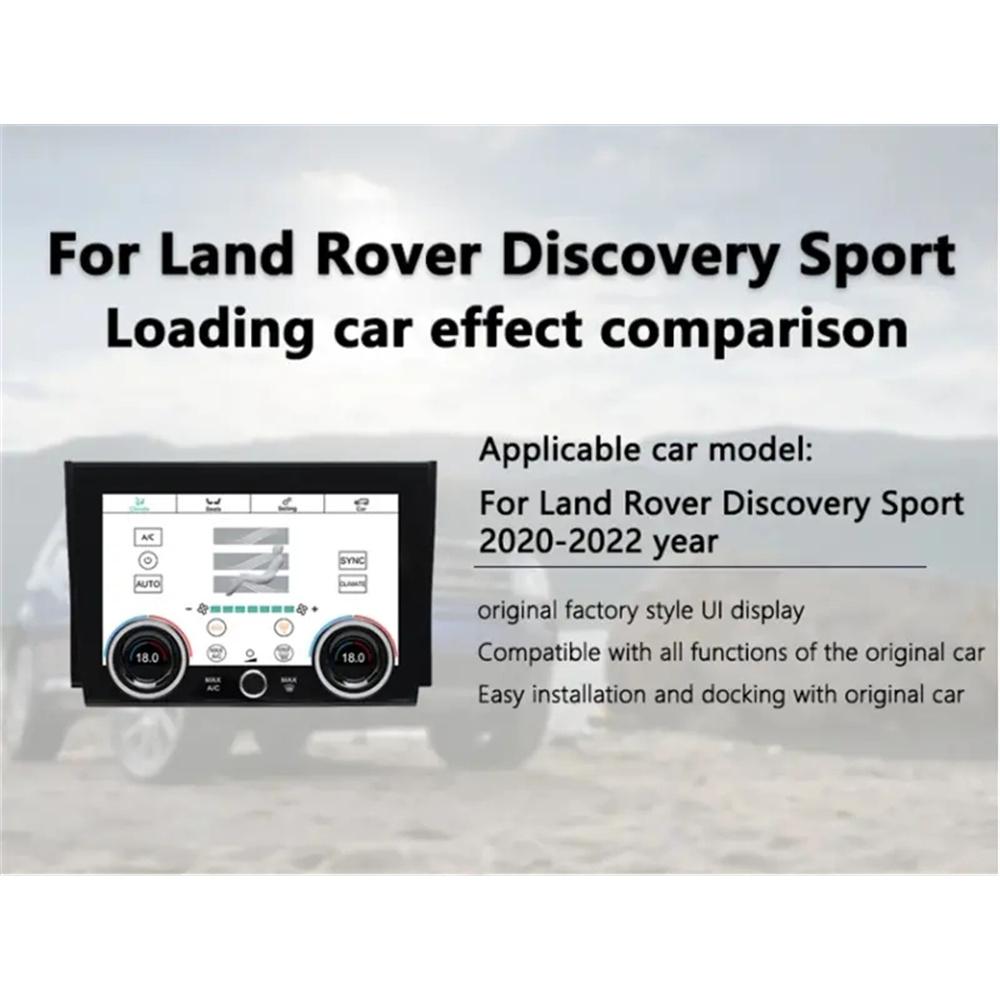 Car Digital Climate Control Ac Conditioner Panel 9"Touch Screen For Land Rover