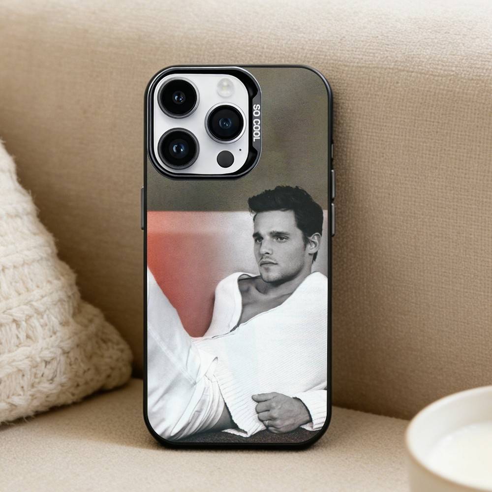 

J-Justin C-Chambers Phone Case For iPhone 16,15,14,13,12,17,Pro,MAX Black Matte Shockproof Cover iPhone16
