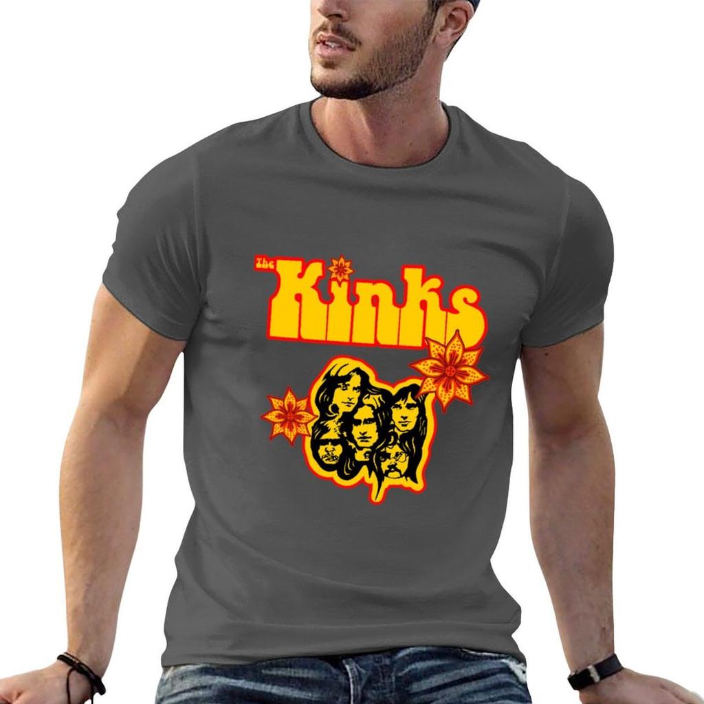 Rock The Kinks Band Main Members Tshirt T Shirt Unisex 100 Cotton Luxury Brand Unisex T Shirt Graphic Unisex T Shirts Graphic Tshirt