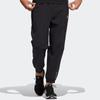 Adidas Solid Color Mini-Logo Woven Casual Sports Pants Unisex Bottoms Black HE7419