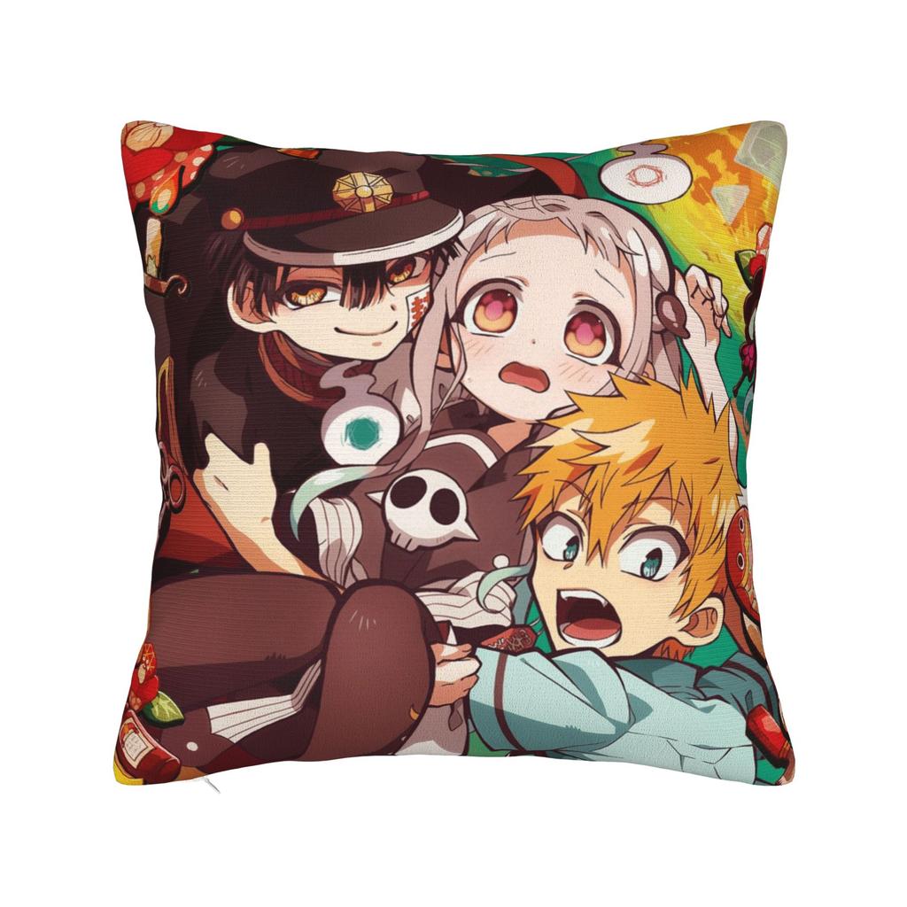 TBHK Manga Square Pillow Covers Polyester Home Hanakoo Nene Yashiro Cushion Cover Cool Home Decoration Throw Pillow Case 40*40