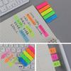 Paper Colored Memo Pad Bookmark Marker Sticker Fluorescent Memo Pad Candy Color Sticky Notes