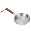 Stainless Steel Frying Frying Pan with Ergonomic Even Heat Professional Cookware Cooker Pan for Home Restaurant Pan, Non-Stick Handle, Distribution,