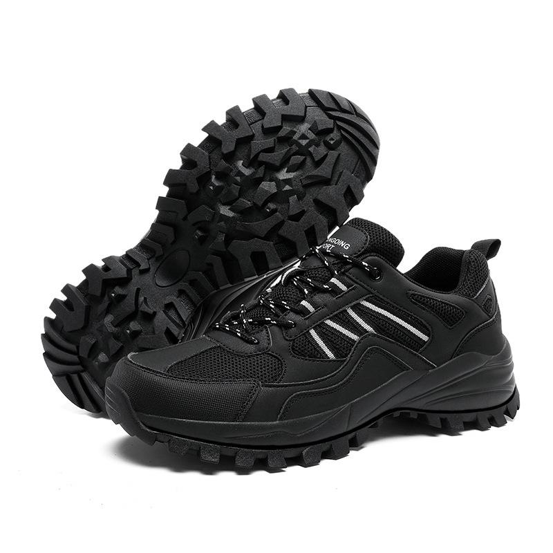 4748 Large Size Men's Shoes Hiking Hiking Shoes Men's Non-slip Breathable Outdoor Sports Shoes Shock-absorbing Low-top Off-road Shoes