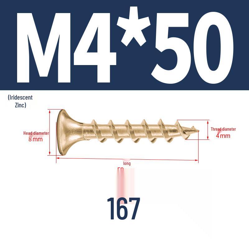 304 Stainless Steel Galvanized Hardened Coarse Thread Countersunk Flat Head Phillips Wood Screws
