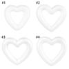 Polystyrene Wedding Decor Valentine's Day White Craft Balls Party Decoration Heart Foam Mould