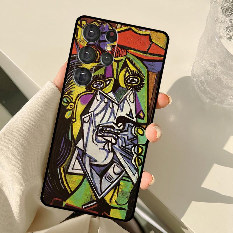 Picasso Abstract Art Painting For Samsung Galaxy S23 S22 Ultra S21 S20 FE S8 S9 S10 Note 10 Plus Note 20 Ultra Phone Case