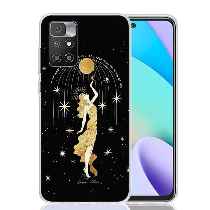 Witches Moon Tarot Mystery Totem Phone Case For Xiaomi Redmi 12C 13C 14C 12 13 10 10A 10C 9 9A 9C 9T 8 8A 7 7A 6 6A K70 K60 K40