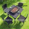 Folding Table Outdoor Portable Table for Selling Camping Fishing Outdoor Self-Driving Tour Barbecue Picnic Table