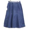 45R 70440031 Blue Linen Sailor Skirt (indigo) Skirt O3 Indigo blueUsed