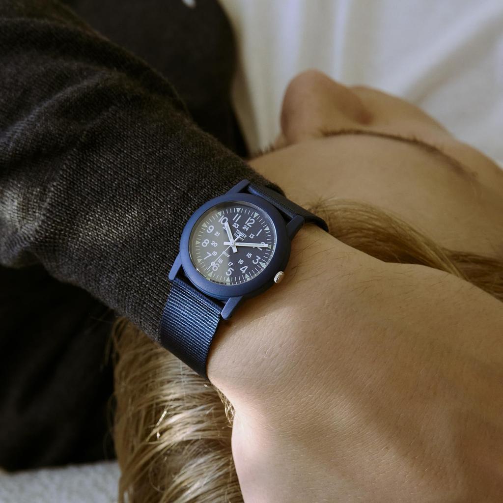 Camper Watch Quartz 3 ATM Water Resistant Plastic Blue Dial T2N257 Unisex [TIMEX] [Authentic]