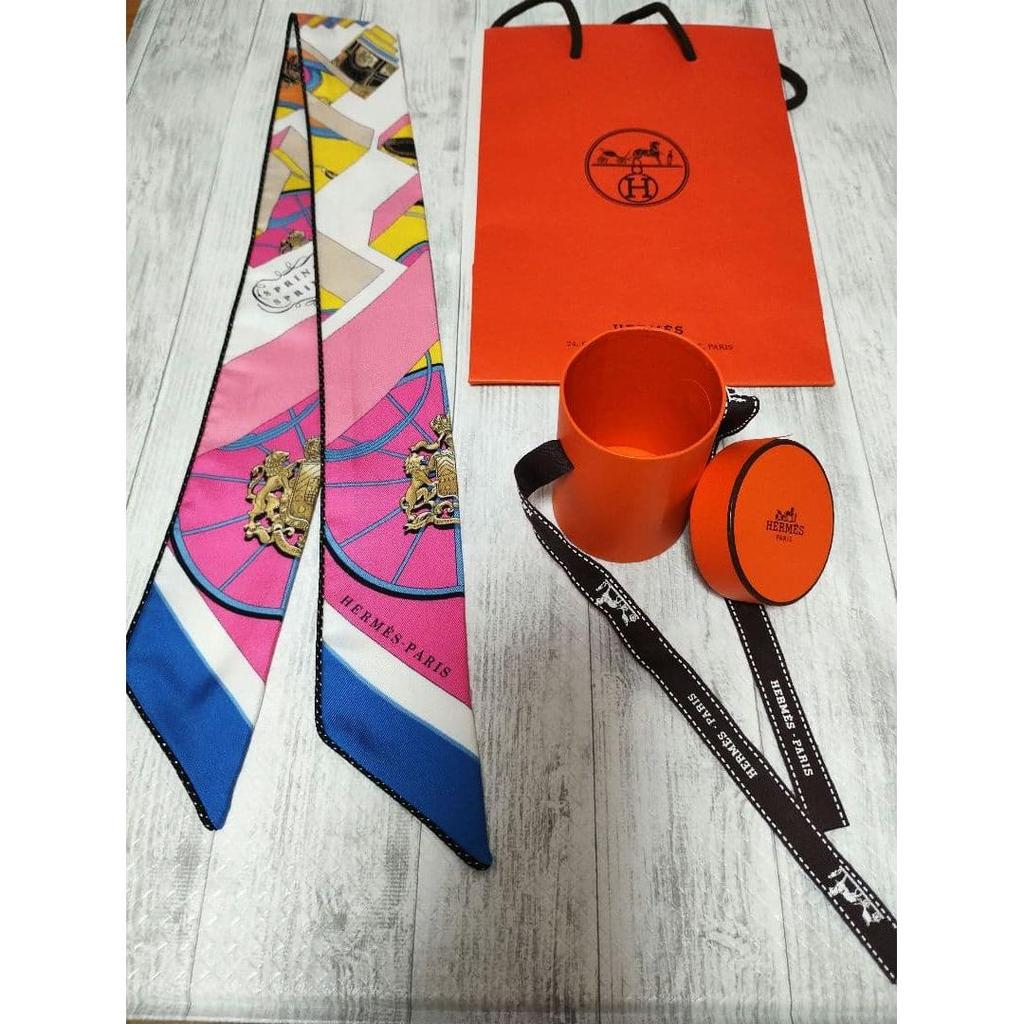 Used HERMES Scarf Twilly SPRINGS