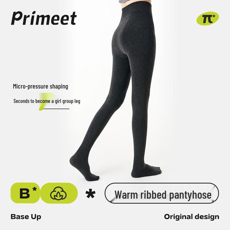 PRIMEET Women s Thermal Ribbed Tights Footed One Size