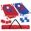 Lichtgewicht PVC Cornhole Set met Beanbags & Ringen voor Snelle Opzet 2-Speler Strand- of Parkspel