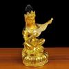 Feng Shui Copper Nepalese Painted Heavenly Female Miaoyin Buddha Mother Home Decor