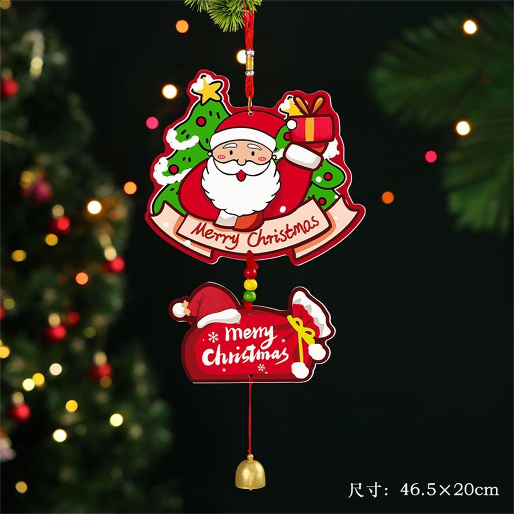 Christmas Decorations Shop Window House Door Window Hangings Christmas Eve Atmosphere Scene Layout Decorations