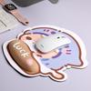 High-Value Cute Non-Slip Mouse Pad with Thickened 3D Wrist Rest Pillow - Office Hand Support