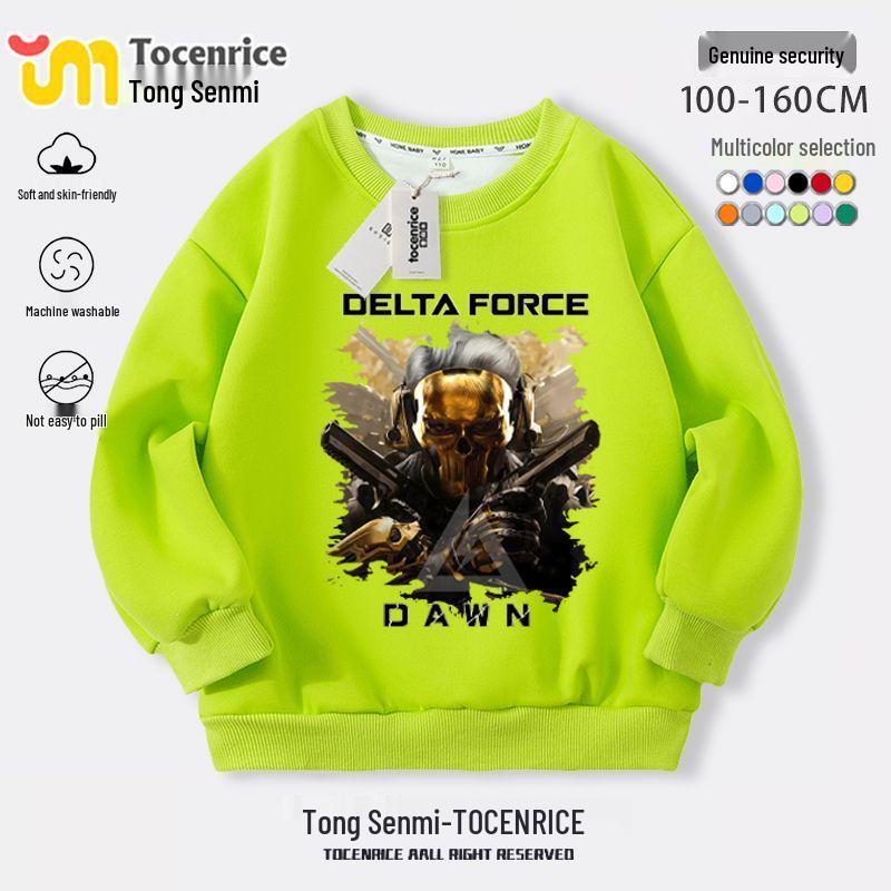 Delta Action Boys' Floral Eclipse Rose Sweatshirt & Sweatpants Set - Autumn/Winter Collection