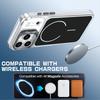 Luxury for Magsafe Magnetic  Clear Colorful Border Case For iPhone 17 Pro Max Air 16 15 14  Plus 13 12 11 Wireless Charge Cover