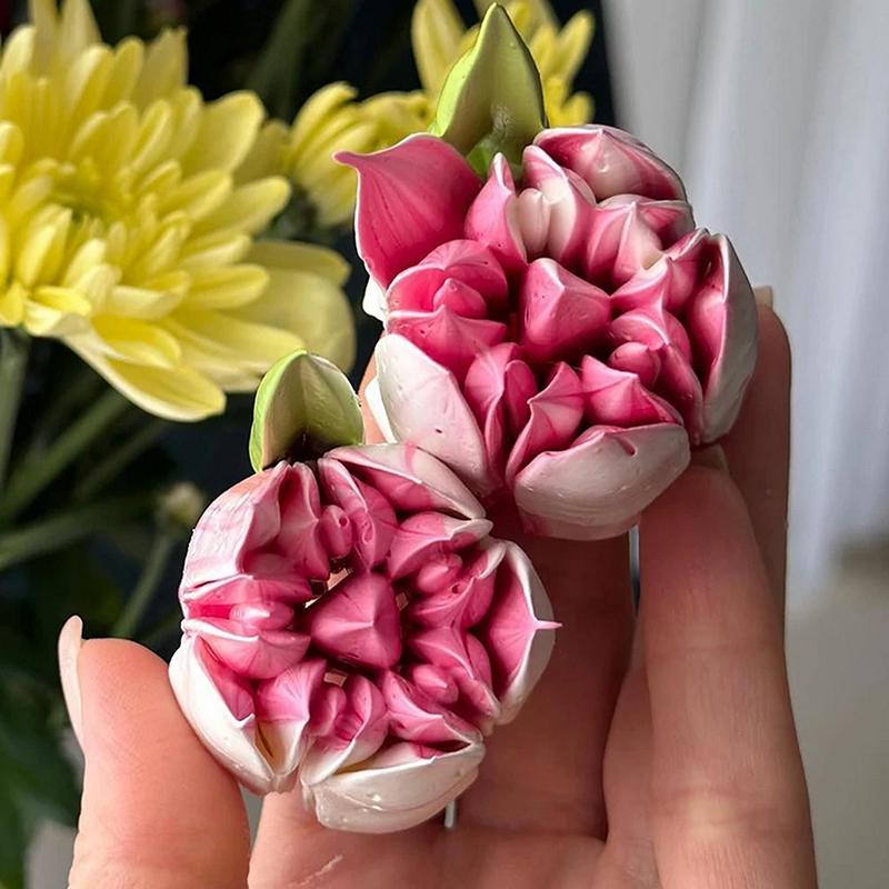 1 Pièce Acier Inoxydable Douilles à Pâtisserie Tulip Décoration Gâteau Cupcake Décorateur Rose