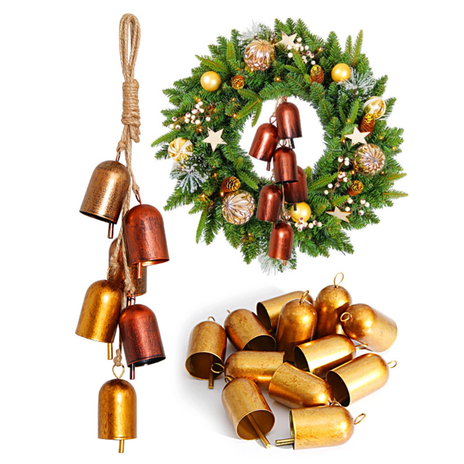 

Ретро Пеньковая Веревка Колокольчик Металлический Подвеска Колокольчик Ветра, Рождественская Пеньковая Веревка Колокольчик Вола Сделай Сам Домашний Настенный Железный Колокольчик One Size