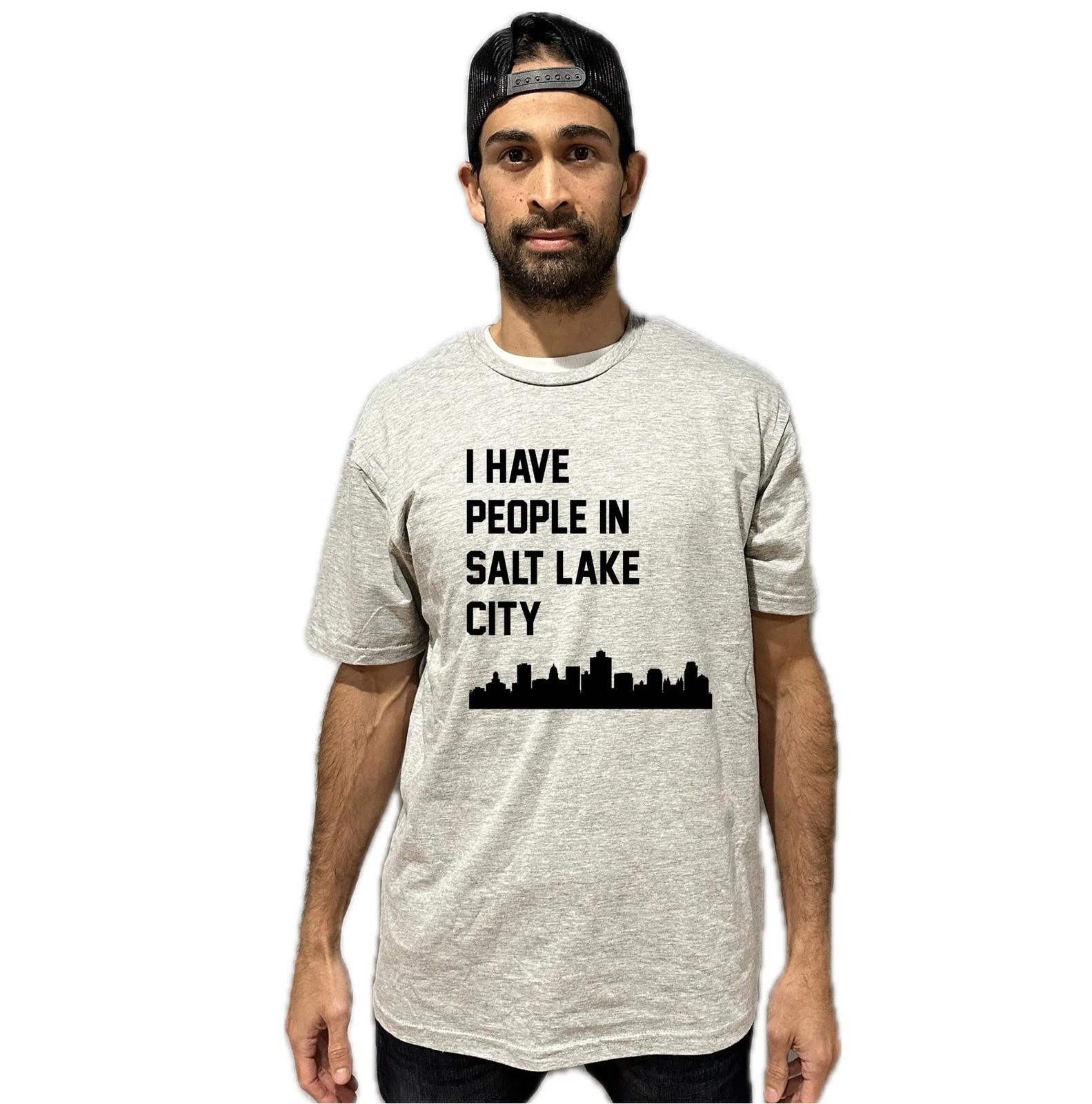 

I Have People In Salt Lake City Utah Skyline T-Shirt 3XL