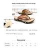 Men's Casual Non-slip Leather Sport Flip-flops for Summer Beach & Outdoor Wear