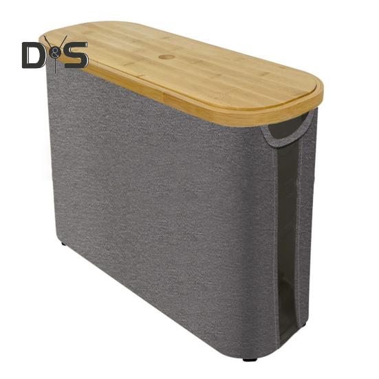 

Корзина для хранения туалетной бумаги Органайзер с крышкой Пылезащитный большой емкости для ванной комнаты Органайзер для хранения туалетной бумаги Отдельно стоящий держатель серый