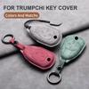 Leather Car Remote Key Case Cover For GAC Trumpchi GS4 GM8 GA3 GA6 SGS7 GA4 GS5 GS3 Legend GS8 Keychain Accessories