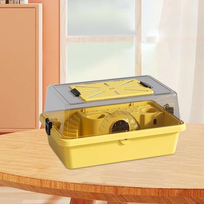 Hamster Cage Double Layer Luxury Breathable Small Animals Ventilation with Openable Top